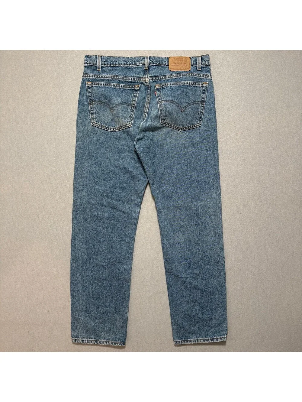 VTG 90's Levi's 505 Straight Leg Regular Fit Jeans Men's 34x31 Blue Made In USA